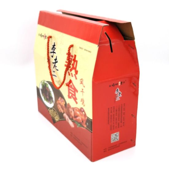 Good Quality Corrugated Paper Box Packaging Carton with Handle