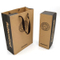 Hot Sale Recycled Cardboard Material One Bottle Carrier Packaging Box for Wine with Handle Shipping
