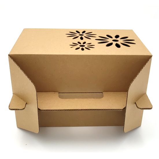 New Creative Flower Square Korean Gift Box Wedding Chocolate Packaging Cardboard Box Valentine′ S Day Flower Box