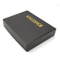 China Factory OEM/ODM Luxury Black Color Folding Paper Gift Packaging Box